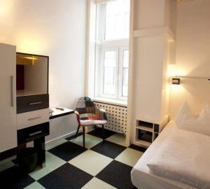 Chambre simple Hotel Cristall Frankfurt